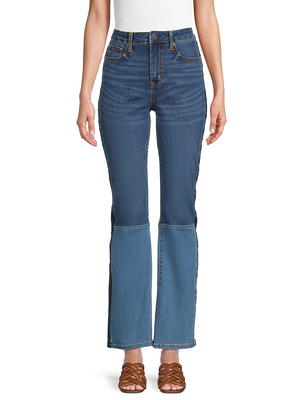 Time and Tru Women's High Rise Bootcut Jeans - Yahoo Shopping