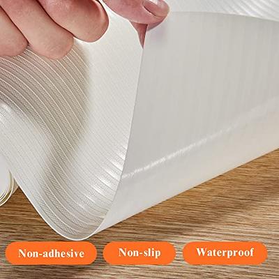 Mcrbeay Shelf Liners for Kitchen Cabinets, 12Inch x 20Ft x 2Rolls, Non  Adhesive Shelf Liner, Non-Slip Kitchen Drawer Liners, Waterproof Durable