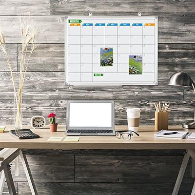 Dry Erase Calendar Whiteboard for Wall, Polegas 24 X 36 Magnetic Dry  Erase Board Whiteboard Calendar, Large White Board Calendar with Lines,  Wall