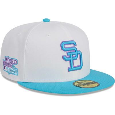 New Era Men's White, Brown San Diego Padres 25th Team Anniversary 59FIFTY Fitted  Hat