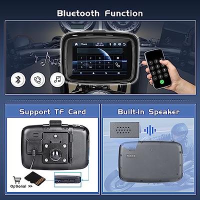 Moto 5 Inch Apple Carplay Motorcycle Wireless Android Auto Portable  Navigation Gps Screen Ipx7 Motorcycle Waterproof Display