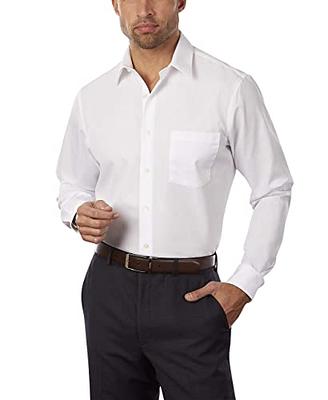 Van Heusen Men's Regular Fit Ultra Wrinkle Free Flex Collar Dress Shirt