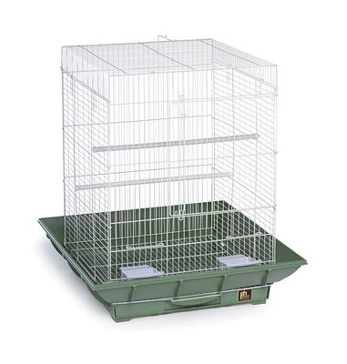 Prevue Hendryx SP1720-4 Shanghai Parakeet Cage, Green and White