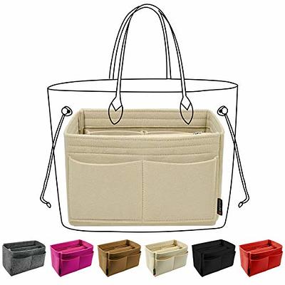  Lckaey Purse Insert for neverfull mm organizer, Tote