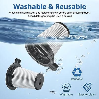 Diteje 3Pcs Replacement Vacuum Filter Accessories Compatible with