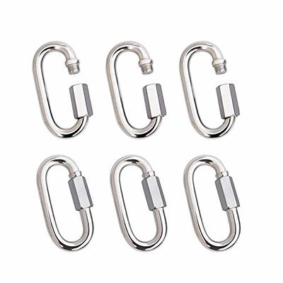 Lsquirrel Spring Snap Hooks, 304 Stainless Steel Metal Clip Heavy