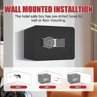 ISLANDSAFE Home Safe Box Digital Small Personal Safes caja fuerte Security  Money Closet Electronic Lock Box with Keypad for Pistol Cash Jewelry