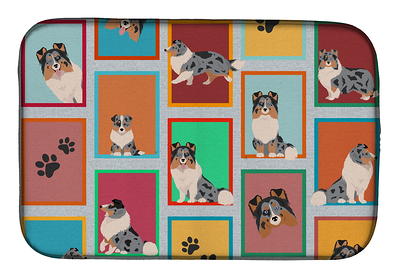 Caroline's Treasures DAC1024DDM Boston Terrier Fall Dish Drying