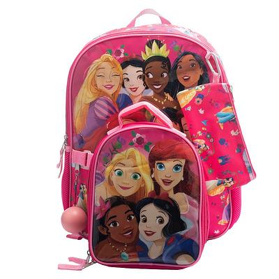 Disney Princess Girl's Soft Insulated School Lunch Box (One Size