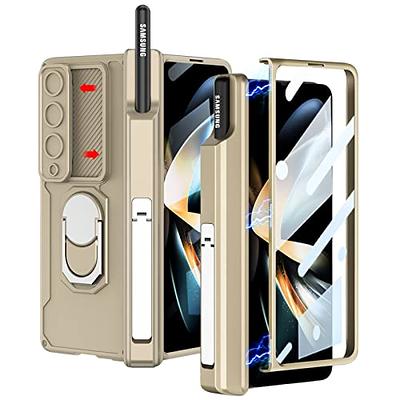 Magnetic Hinge Protection Case With Touch Pen For Samsung Galaxy Z Flip 5