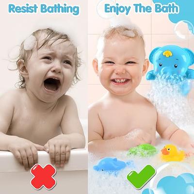 Toddlerino Bath Bubble Maker Toys - Bathtub Bubble Machine for