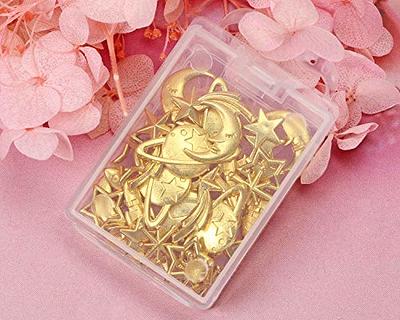 Penta Angel Cosmos Themed Resin Fillers Charms Beads 42Pcs Gold Alloy Star  Moon Planet Filling Accessories for Epoxy Resin Craft Jewelry Making (Gold)  - Yahoo Shopping