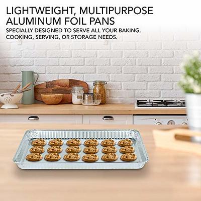 Stock Your Home Aluminum Pans Cookie Sheet Baking Pans (15 Pack) Disposable  Aluminum Foil Trays - Reusable and Durable Nonstick Baking Sheets – Disposable  Cookie Sheet Foil Pans - 16 Inch x 11 Inch - Yahoo Shopping