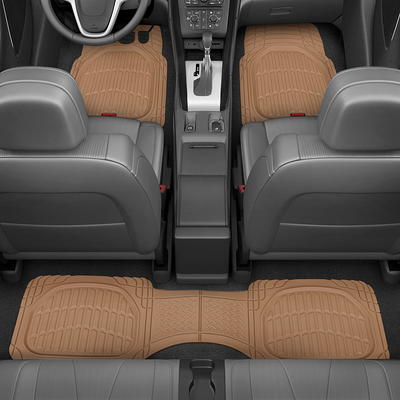 Motor Trend FlexTough Contour - Deep Dish Heavy Duty Rubber Car Floor Mats