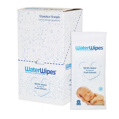 Waterwipes Plastic-free Original Unscented 99.9% Water Based Baby Wipes -  540ct : Target