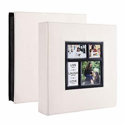 Ywlake Photo Album 4x6 600 Pockets Photos, Extra Large Capacity Family Wedding Picture Albums Holds 600 Horizontal and Vertical Photos Purple