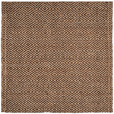 SAFAVIEH Natural Fiber Cebrail Braided Jute Area Rug, Natural, 6' x 6' Round