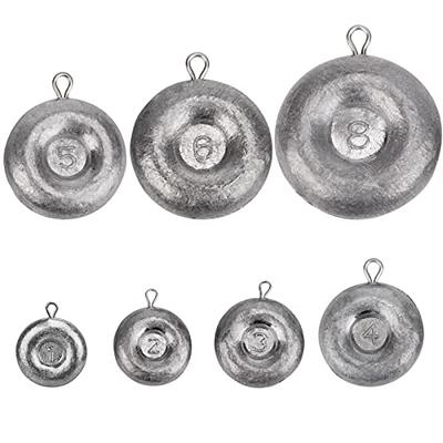 THKFISH Fishing Weights Sinkers Disc-Sinkers Surf Fishing Weights