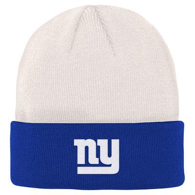 Youth Cream/Navy Dallas Cowboys Bone Cuffed Knit Hat