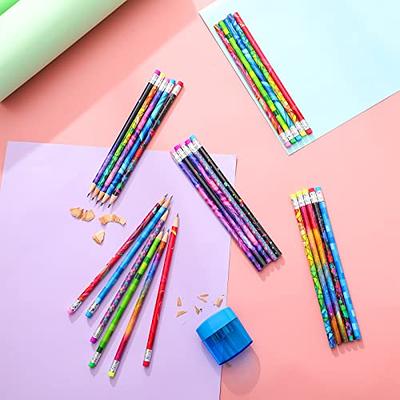 Crtiin Pencils with Eraser Assorted Holiday Pencils Kids Birthday Pencils  for Students Colorful Bulk Pencils Wooden Kindergarten Pencils for School  Party Reward Supplies (48 Pcs) - Yahoo Shopping