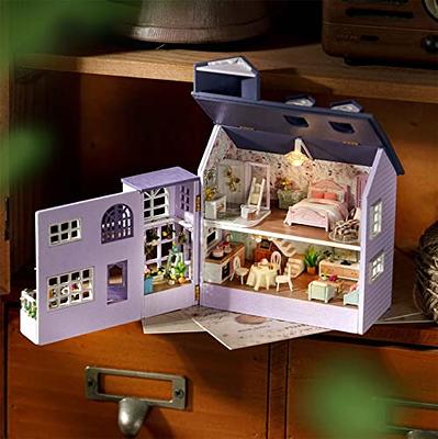 Doll Houses Diy Miniature Wooden Furniture Kit,handmade Doll House