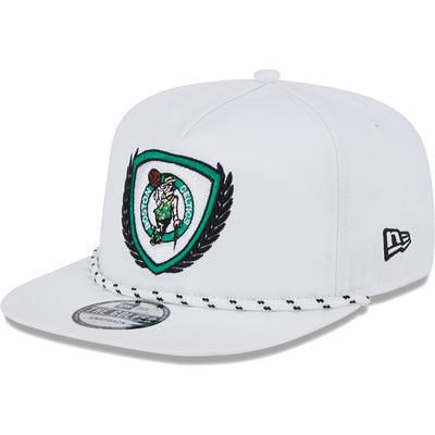 Men's New Era Gray Boston Celtics The Golfer Corduroy 9FIFTY Snapback Hat