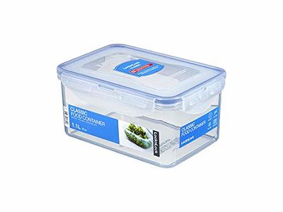 Lock & Lock Easy Essentials Pantry 3-Cup Rectangular Food Storage Container, Set of 2