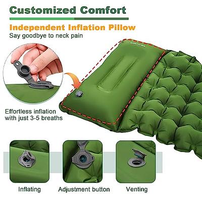 Air Sleeping Pad (Built-in Pillow)