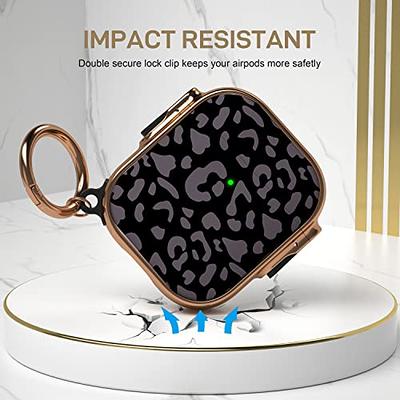 Airpods Pro Case Cheetah Print Animal Zipper Pouch 