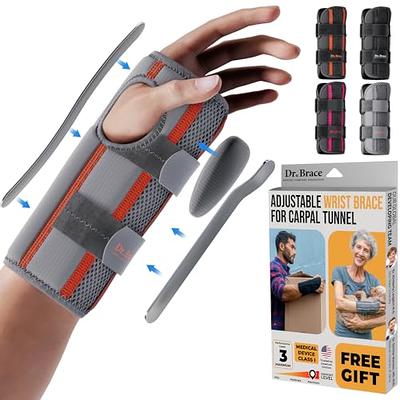 Vive Night Wrist Splint Brace - Left, Right Hand Sleep Support Wrap -  Breathable & Lightweight Cushion Compression Arm Stabilizer for Carpal  Tunnel