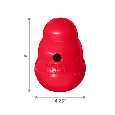 KONG Wobbler Food Dispensing Dog Toy, Small