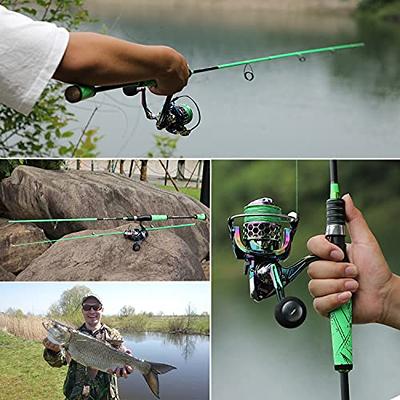 PLUSINNO Fishing Rod and Reel Combos -24 Ton Carbon Fiber