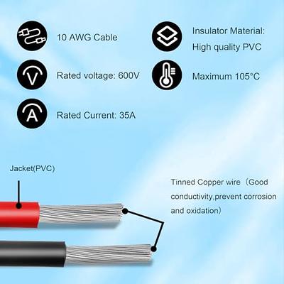  ELFCULB 12AWG Solar to XT60i Charging Cable Solar