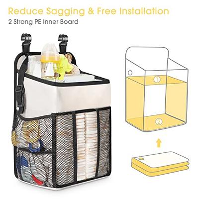 Maliton Diaper Caddy - Hanging Diaper Organizer for Changing Table