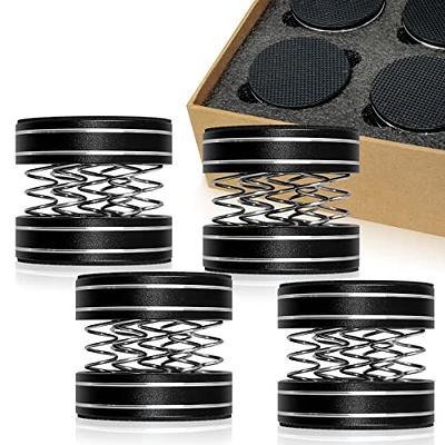 4PCS Turntable Isolation Feet Pads Aluminum Speaker Spikes Stand Foot Cones  Base Mat for Audio Sound Amplifier 