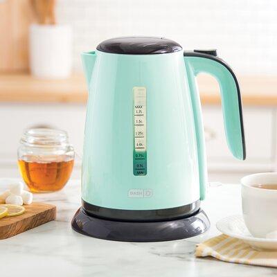 DASH Healthy Breakfast 1.7 Qt. Plastic Electric Tea Kettle DASH