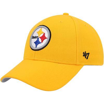 Men's Pittsburgh Steelers New Era Black 1994 Pro Bowl Patch Gold Undervisor  59FIFY Fitted Hat