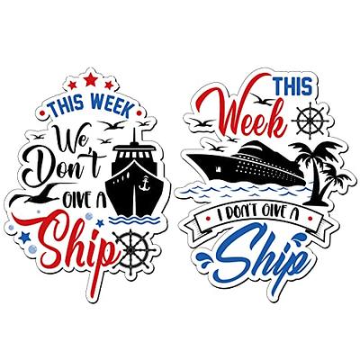 2pcs Cruise Door Magnets, Anchor Cruise Door Magnets with 3pcs