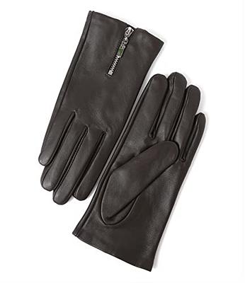 Leather Gloves for Men,Winter Sheepskin Leather Driving Gloves,Touchscreen  Wool Fleece Lined Warm Gloves for Gift 