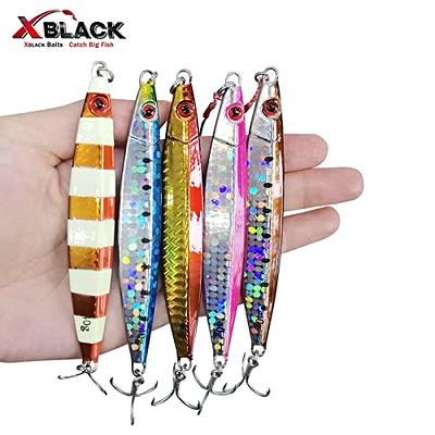 XBLACK Hard Fishing Lures Jigging Bait Sinking Metal Spoons Set 5PCS with Tackle  Box for Bass Pike Walleye Perch Fishing in Saltwater Freshwater, XBLACK  Baits, Catch Big Fish! - Yahoo Shopping