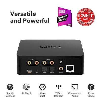 WiiM Pro AirPlay 2 Receiver with Voice Remote Chromecast Stream Hi-Res  Spotify