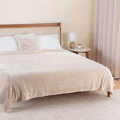 Utopia Bedding Premium Cotton Blanket Queen Plum - Soft Breathable
