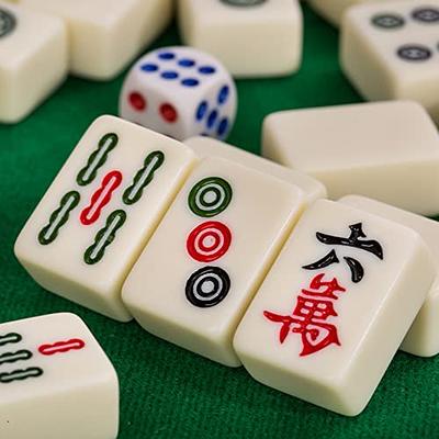 GUSTARIA Travel Mini Mahjong Set(0.8'') with Mahjong mat, Chinese Mahjong  Game Set with 146 Ivory Tiles, 4 Racks & Black Carrying Case, Portable &  Lightweight for Family Leisure Time - Yahoo Shopping