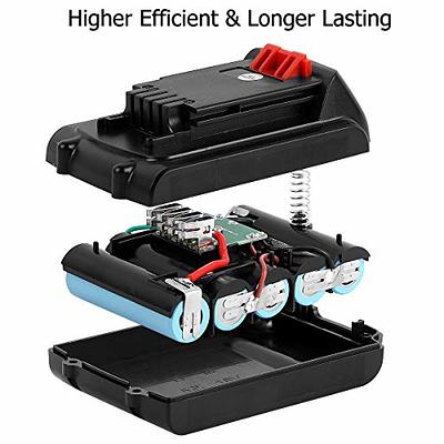 KINGTIANLE 2packs Replace Battery for Black and Decker 20v Max