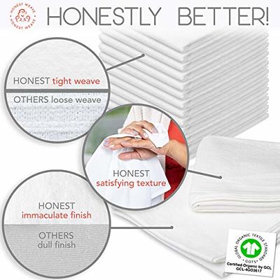 White Flour Sack Towels 27 x 27 - 12-PK Free Shipping