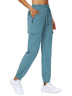 CRZ YOGA Women Stretch Straight Wide Leg Casual Pockets Pants 30.5”