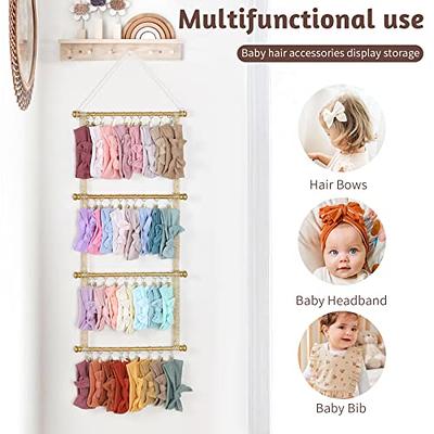 PABOBIT Headband Holder Head Bands Organizer for Baby Girls, Baby Headbands  Organizer for Girls,Hair Accessories Organizer Storage Wall Hanging Decor  for Nursery Toddler Girls Room - Yahoo Shopping