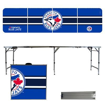 St. Louis Blues Striped Design 8' Portable Folding Tailgate Table