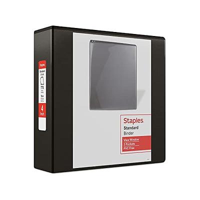 Staples Better 3-Inch D 3-Ring View Binder Yellow (20245) 895623 