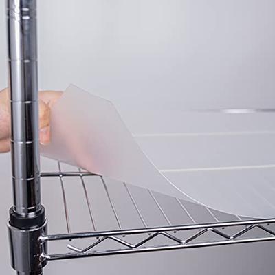 18 in. x 48 in. Frosted Plastic Wire Shelf Liner (4-Pack)